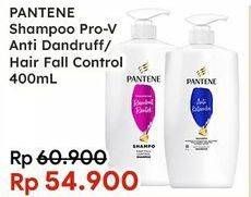 Promo Harga PANTENE Shampoo Anti Dandruff, Hair Fall Control 400 ml - Indomaret