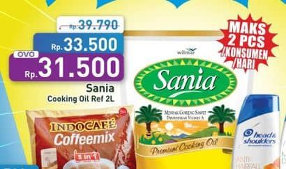 Promo Harga Sania Minyak Goreng 2000 ml - Hypermart