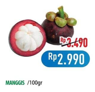 Promo Harga Manggis per 100 gr - Hypermart