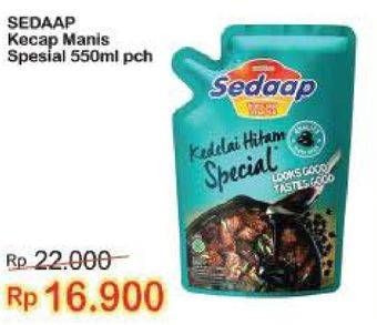 Promo Harga SEDAAP Kecap Manis Kedelai Hitam Special 550 ml - Indomaret