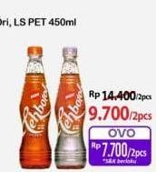 Promo Harga Sosro Teh Botol Less Sugar, Original 450 ml - Alfamart