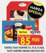 Promo Harga Kartika Toast Hampers Isi 5,4,3/Kartika Toast Hampers Lebaran Mini  - Superindo