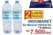Promo Harga INDOMARET Air Mineral 1500 ml - Indomaret
