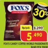 Promo Harga Foxs Crystal Candy Coffee World 90 gr - Superindo
