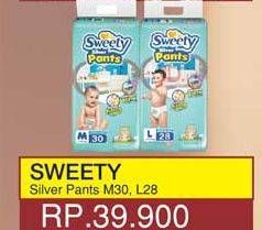 Promo Harga Sweety Silver Pants L28, M30 28 pcs - Yogya