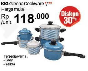 Promo Harga KIG Gleena Cookware Series  - Carrefour