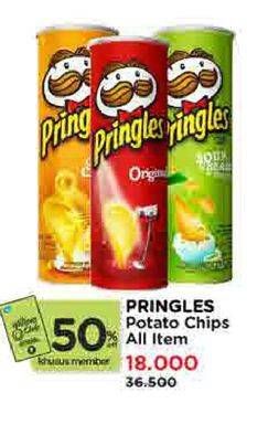 Promo Harga Pringles Potato Crisps  - Watsons