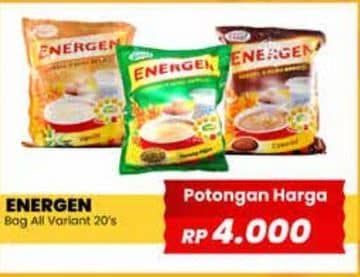 Promo Harga Energen Cereal Instant All Variants per 20 sachet 30 gr - Yogya