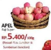 Promo Harga Apel Fuji Super per 100 gr - Yogya