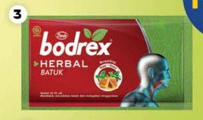 Promo Harga BODREX Obat Batuk Herbal 5 pcs - Guardian