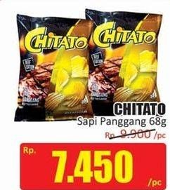 Promo Harga CHITATO Snack Potato Chips Sapi Panggang Beef Barbeque 68 gr - Hari Hari