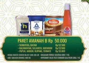 Promo Harga Paket Amanah B  - Hypermart