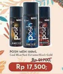 Promo Harga POSH Men Perfumed Body Spray 150 ml - Indomaret