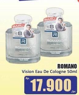 Promo Harga ROMANO Eau De Cologne Vision 50 ml - Hari Hari