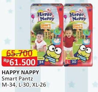Promo Harga Happy Nappy Smart Pantz Diaper L30, M34, XL26 26 pcs - Alfamart