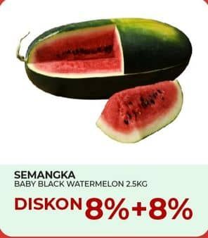 Promo Harga Semangka Baby Black per 2500 gr - Yogya