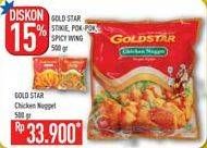 Promo Harga GOLD STAR Chicken Nugget 500 gr - Hypermart