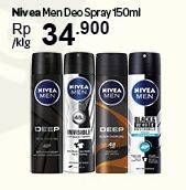 Promo Harga NIVEA MEN Deo Spray 150 ml - Carrefour