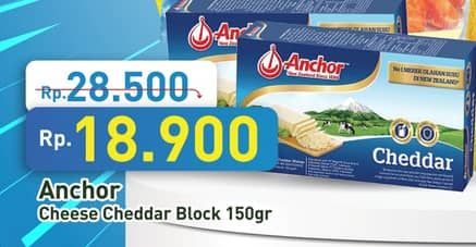 Promo Harga Anchor Cheddar Cheese 150 gr - Hypermart