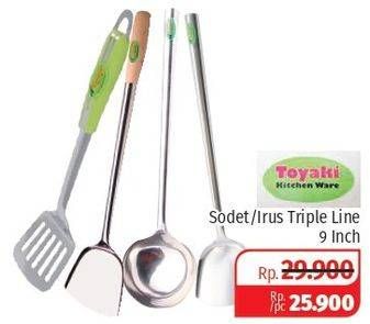 Promo Harga TOYAKI Sodet/Irus Triple Line 9"  - Lotte Grosir