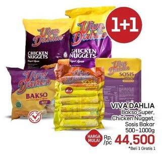 Promo Harga Viva Dahlia Bakso Super/Chicken Nugget/Sosis Bakar  - LotteMart