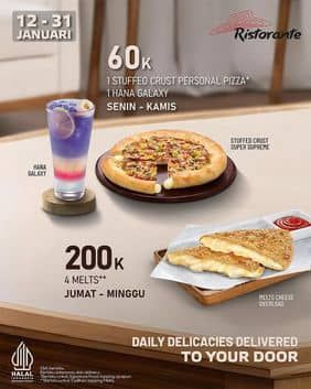 Promo Harga PROMO HAPPY SPESIAL DI JANUARI  - Pizza Hut