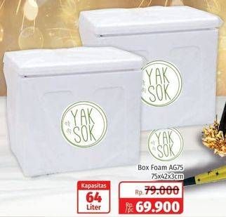 Promo Harga YAKSOK Box Foam AG75  - Lotte Grosir