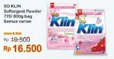 Promo Harga SO KLIN Softergent Rossy Pink, Korean Camellia 770 gr - Indomaret