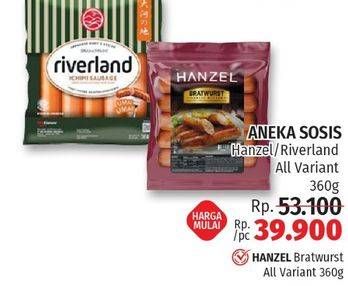 Promo Harga Hanzel/Riverland Sosis  - LotteMart