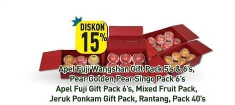 Promo Harga Apel Fuji Wangshan/Pear Golden/Pear Singo/Apel Fuji/Mixed Fruit/Jeruk Ponkam  - Hypermart