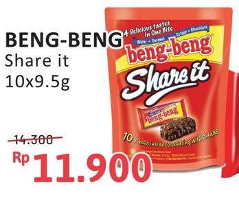 Promo Harga Beng-beng Share It per 10 pcs 9 gr - Alfamidi