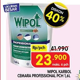 Wipol Professional Disinfektan Karbol Pembersih Lantai