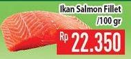 Promo Harga Salmon Fillet per 100 gr - Hypermart