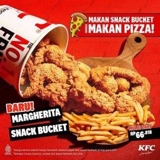 Promo Harga KFC Snack Bucket 2 Margherita  - KFC