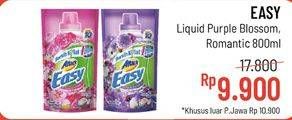 Promo Harga ATTACK Easy Detergent Liquid Purple Blossom, Romantic Flower 800 ml - Alfamidi