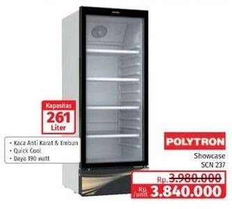 Promo Harga POLYTRON SCN-237 261 ltr - Lotte Grosir