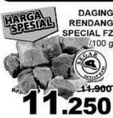 Promo Harga Daging Rendang Sapi Spesial per 100 gr - Giant