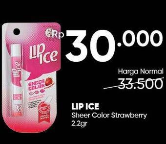 Promo Harga LIP ICE Sheer Color Strawberry 2 gr - Guardian