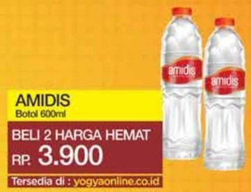 Promo Harga AMIDIS Air Mineral 600 ml - Yogya