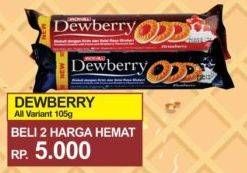 Promo Harga DEWBERRY Cookies All Variants per 2 bungkus 105 gr - Yogya