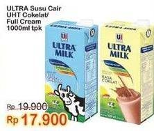 Promo Harga Ultra Milk Susu UHT Full Cream 1000 ml - Indomaret