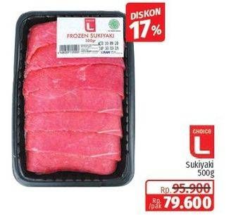 Promo Harga Choice L Sukiyaki 500 gr - Lotte Grosir