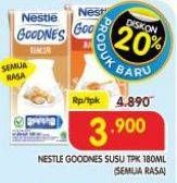 Promo Harga Nestle Goodnes UHT All Variants 180 ml - Superindo