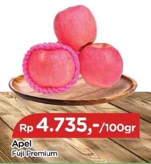 Promo Harga Apel Fuji Premium per 100 gr - TIP TOP