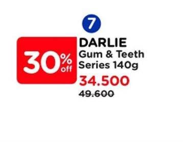 Promo Harga Darlie Toothpaste Gum Teeth Protect Lasting Fresh, Gum Teeth Protect Sensitivity Relief 140 gr - Watsons