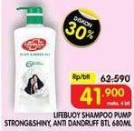 Promo Harga LIFEBUOY Shampoo Strong Shiny, Anti Dandruff 680 ml - Superindo