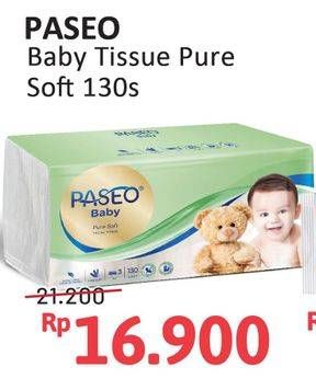 Promo Harga Paseo Baby Pure Soft 130 sheet - Alfamidi