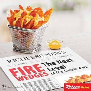 Promo Harga Richeese Factory Fire Wedges  - Richeese Factory