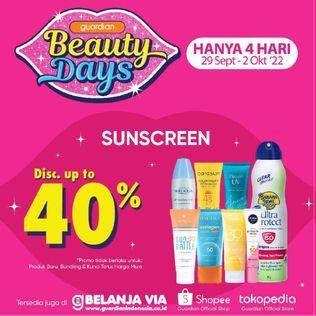 Promo Harga Sunscreen  - Guardian