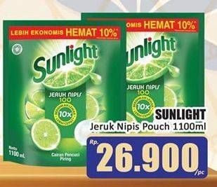 Promo Harga SUNLIGHT Pencuci Piring Jeruk Nipis 100 1100 ml - Hari Hari